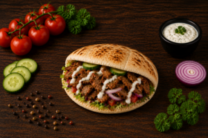Pitta vlees klein
