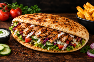Pitta kip Groote